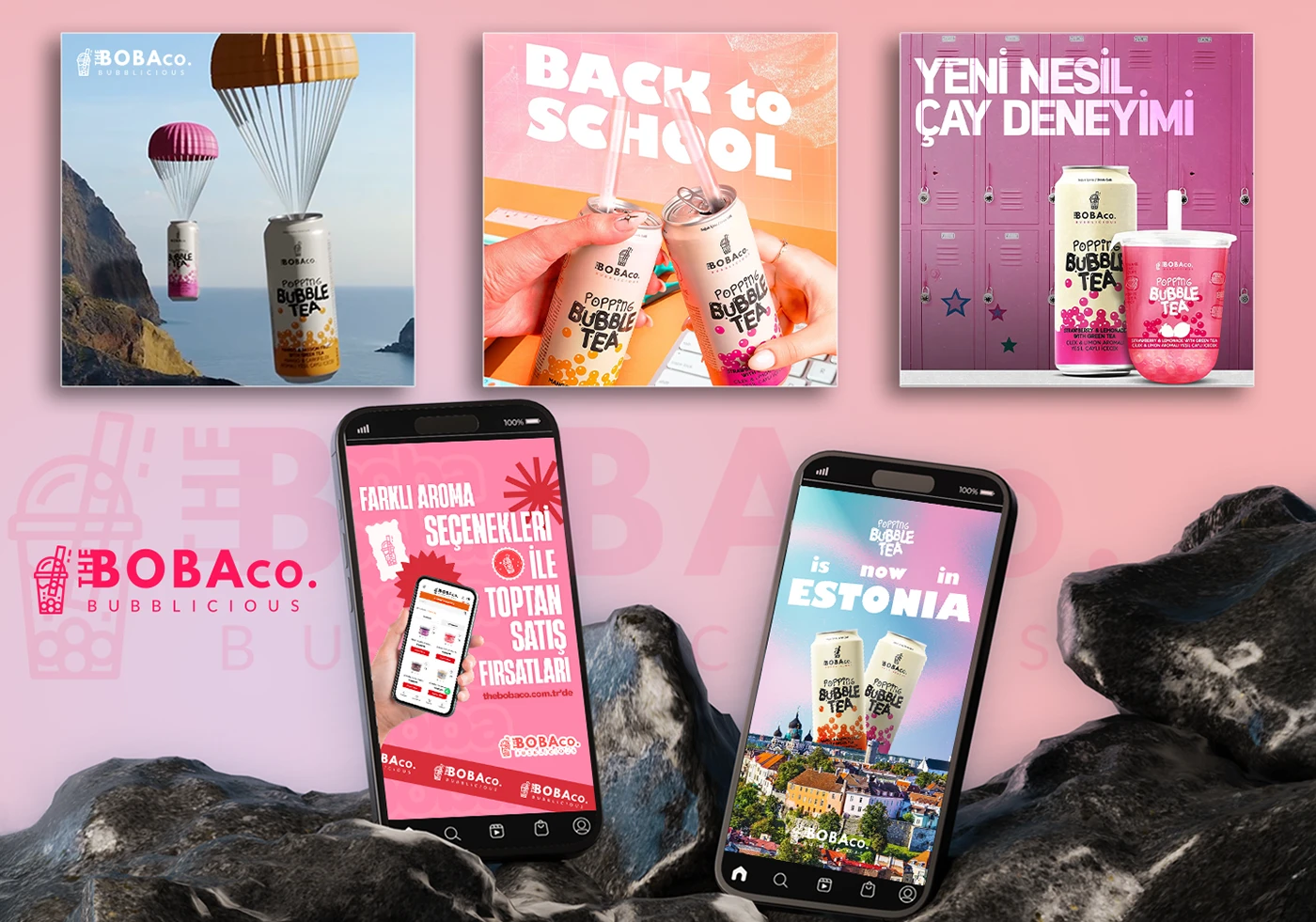 The BOBA Co. — özgün tasarım sunumu