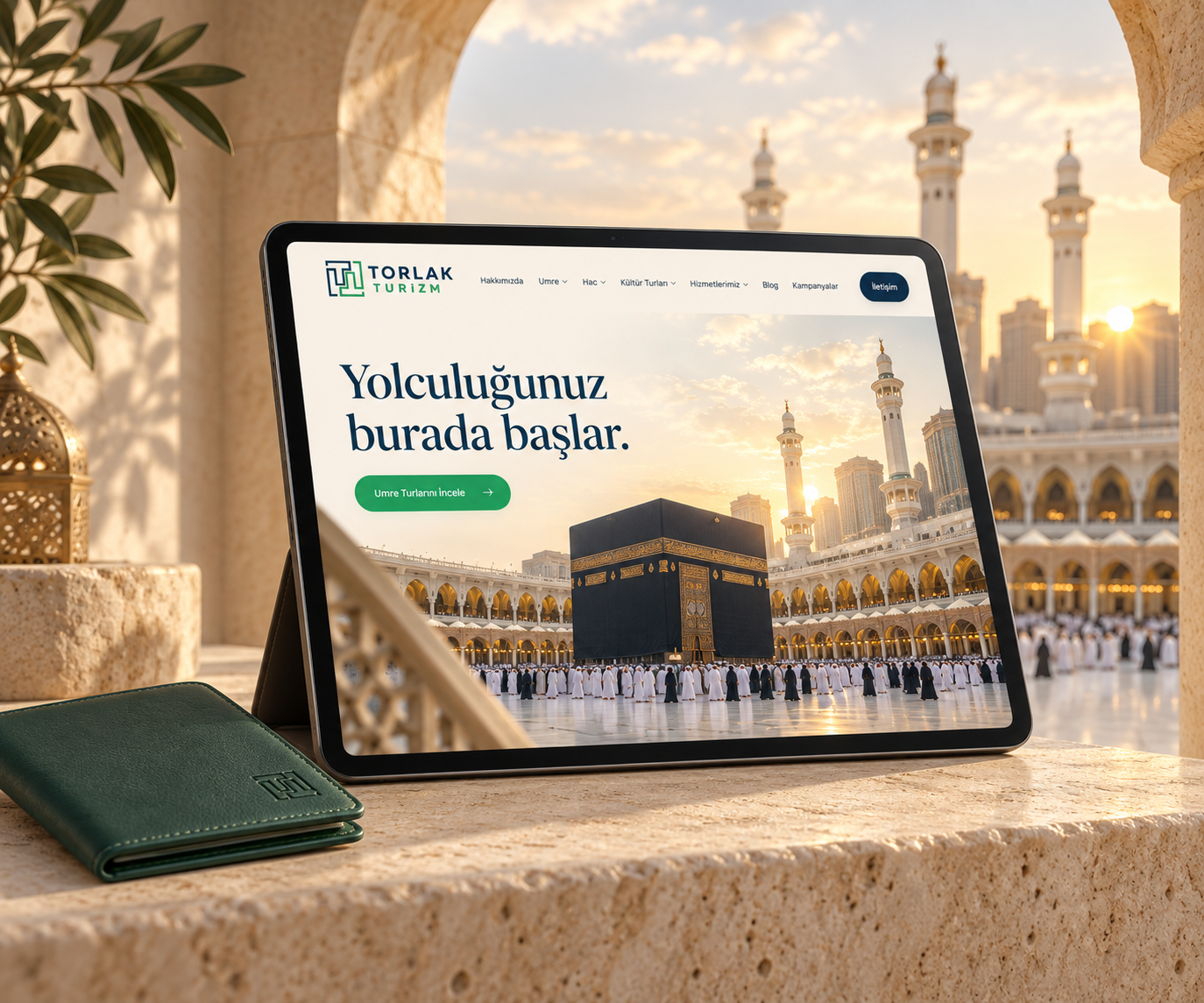 Torlak Turizm için hazırlanmış temsili ürün sunumu